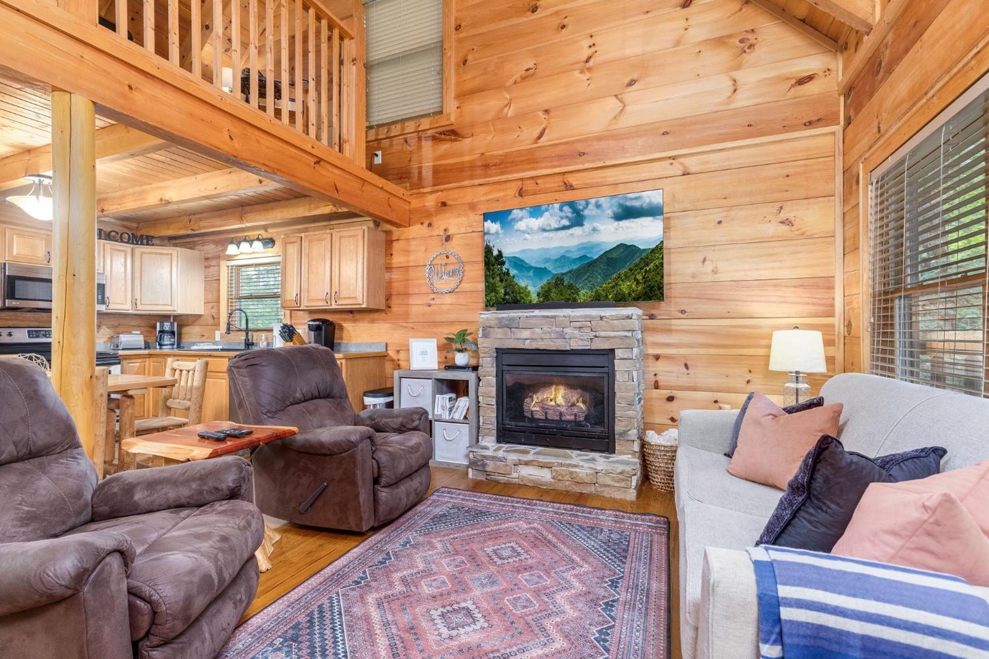 Elegant & Cozy Cabin Near Pigeon Forge 塞维尔维尔 外观 照片